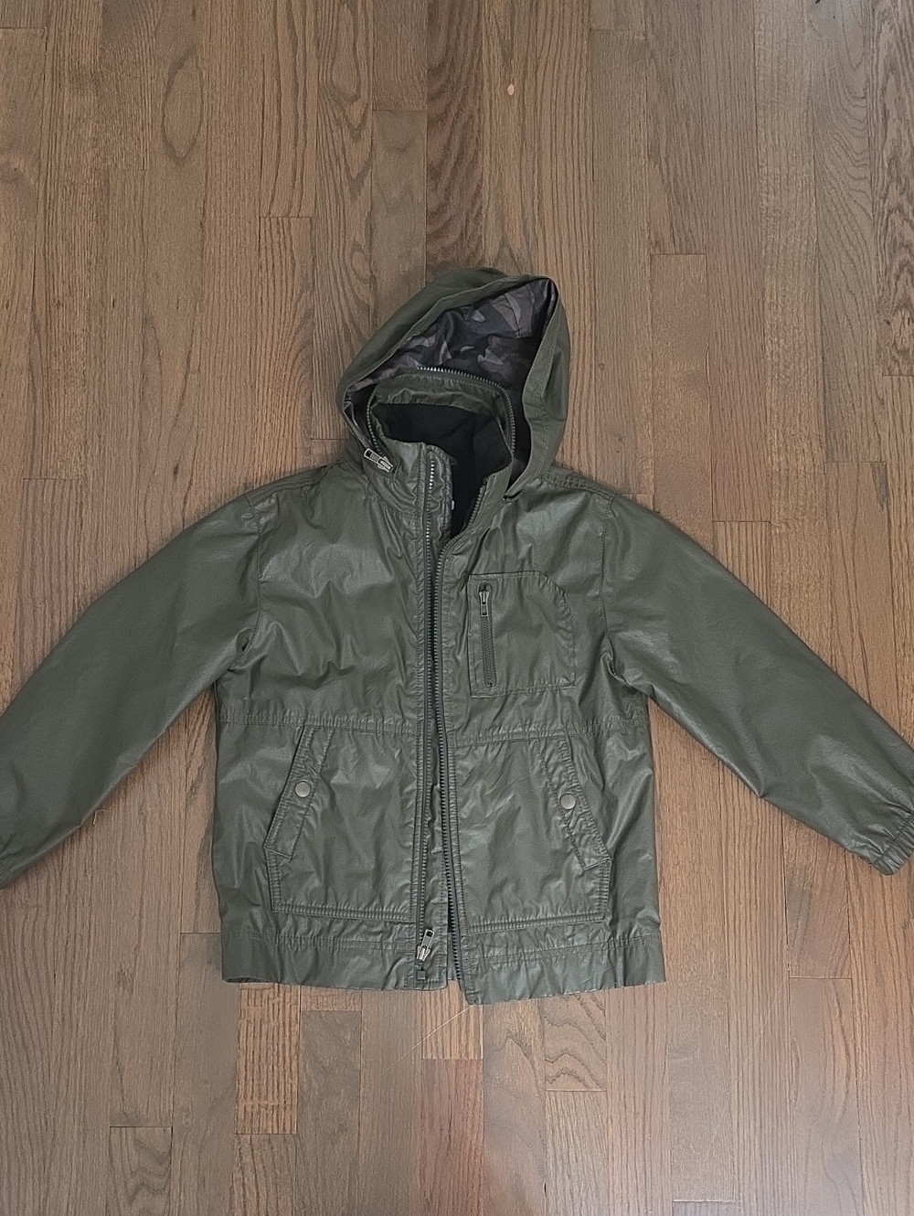 GAP Olive Green Hooded Jacket for Kids